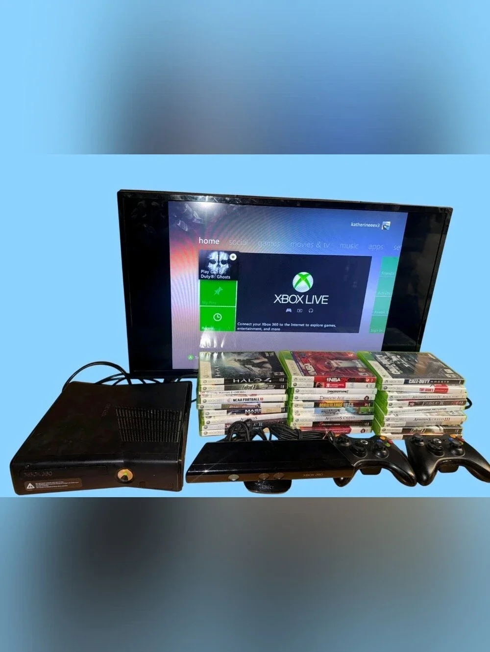 Xbox360 w/ 27 Games